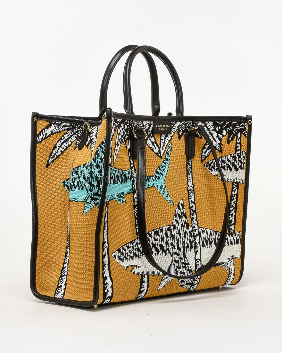 My Best Bag Borsa a Mano Atena Willow Sharks 30x37x13 cm  MYB-259105-SS SHARKS