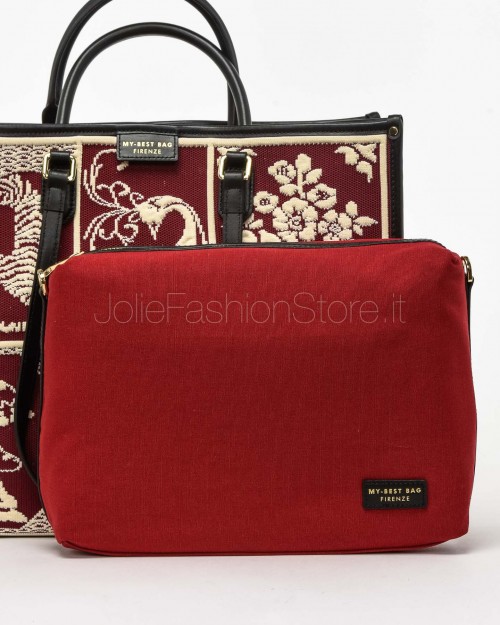 My Best Bag Borsa a Mano Atena Willow Rosso  MYB-259101-SS BLOOD