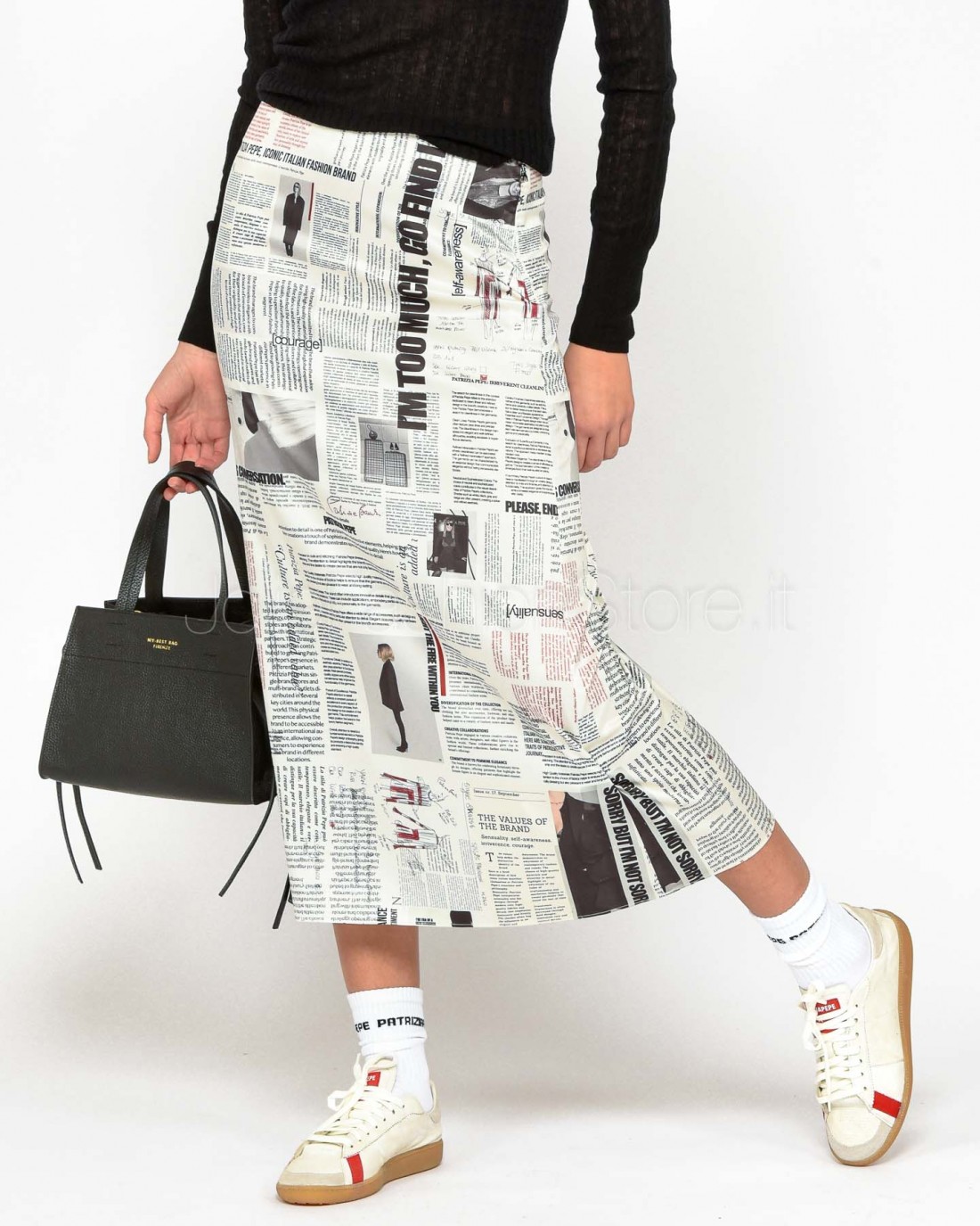 Patrizia Pepe SKIRT Manifesto Print  8G0453 A550 J4F1