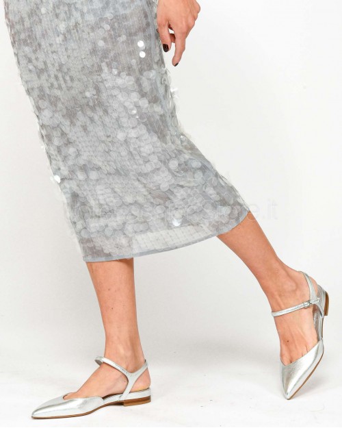 Patrizia Pepe SKIRT/SKIRT Glass Gray Sequins  8G0445 J251 S708