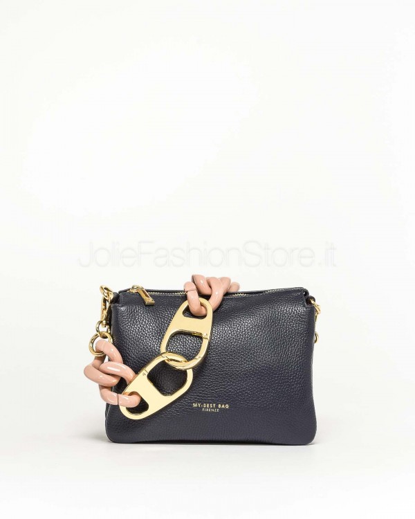 My Best Bag Borsa a Spalla Piccola Blu Navy  MYB-259118-SS NAVY