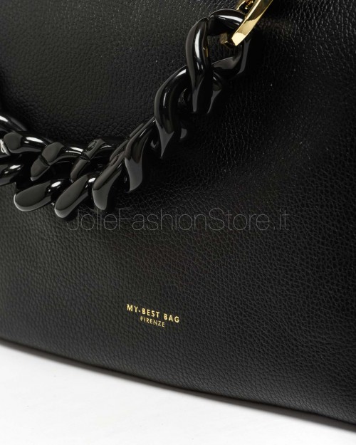 My Best Bag Borsa a Spalla Grande Nero  MYB-259117-SS NERO