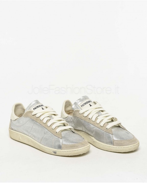 Patrizia Pepe SCARPE/SHOES Shiny Silver  2Z0065 L154 S125