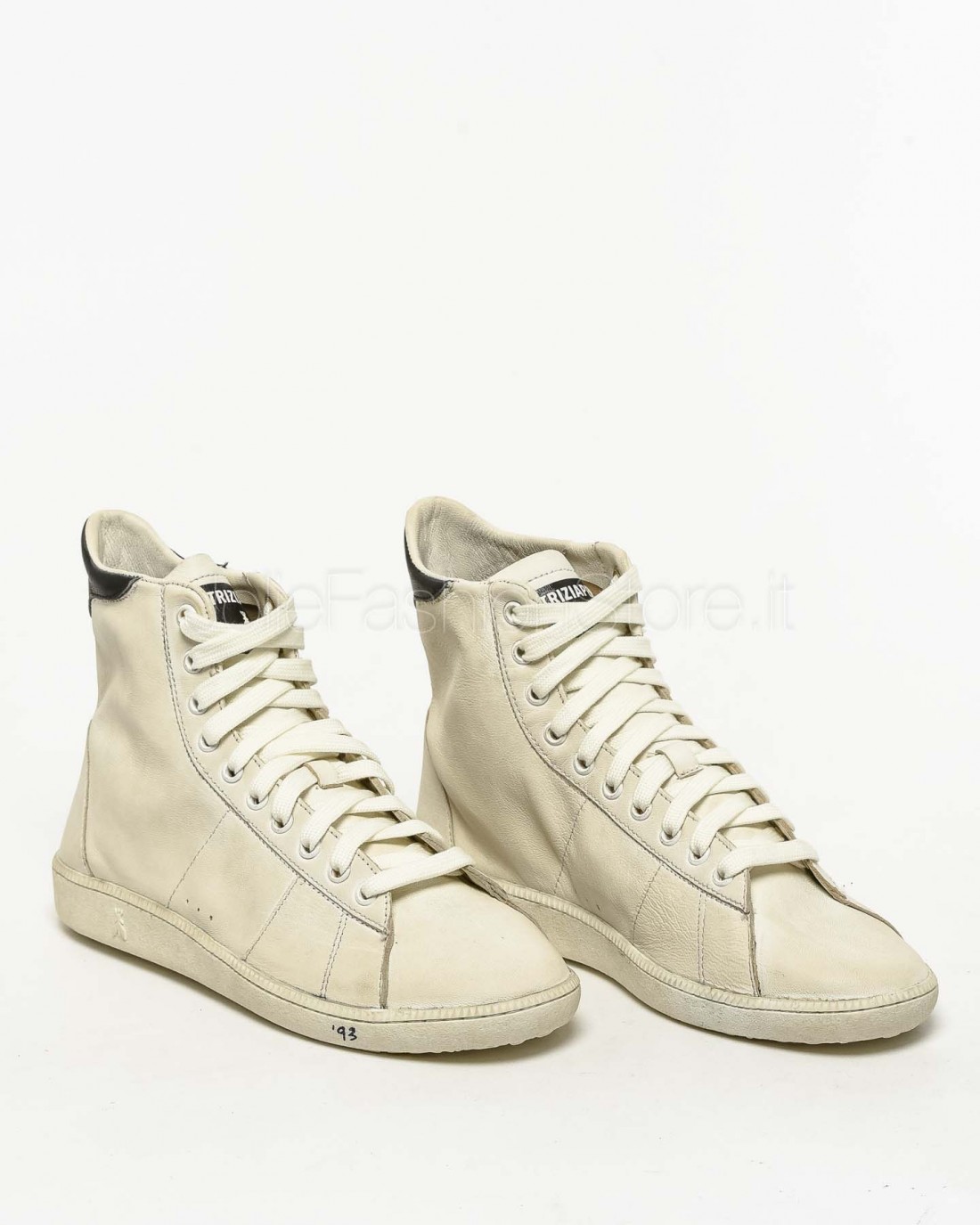 Patrizia Pepe SKIN Sneakers HI '93 in nappa White  2Z0073 L150 W101