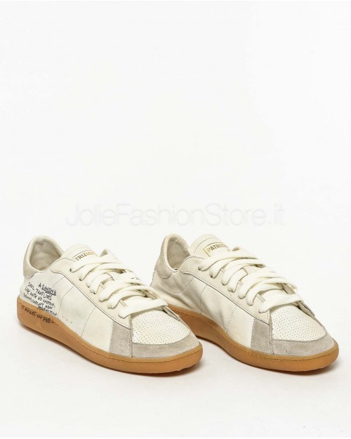 Patrizia Pepe SKIN Sneakers in Nappa con Lettering White  2Z0066 L150 X1RQ