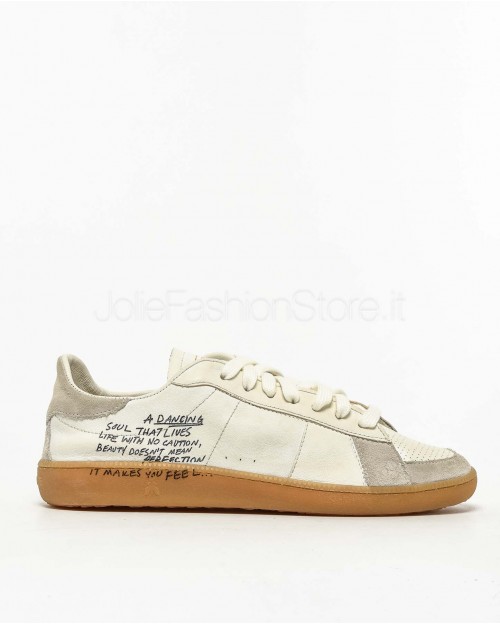 Patrizia Pepe SKIN Sneakers in Nappa con Lettering White  2Z0066 L150 X1RQ