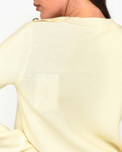 Patrizia Pepe SWEATER/KNIT Light Vanilla  8K0276 K249 W385