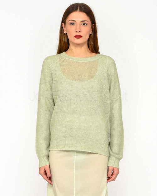 Patrizia Pepe Maglia Morbida Soft Green  8K0283 K248 G603