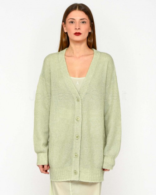 Patrizia Pepe Cardigan Over Soft Green Melange  8K0284 K248 G603