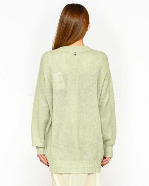 Patrizia Pepe Cardigan Over Soft Green Melange  8K0284 K248 G603