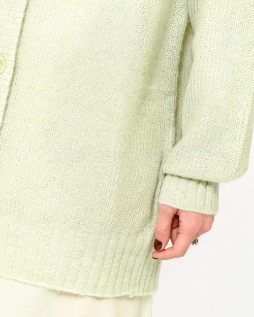 Patrizia Pepe Cardigan Over Soft Green Melange  8K0284 K248 G603