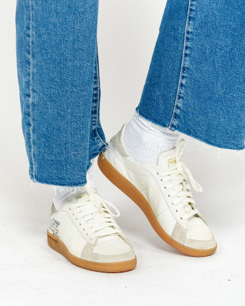 Patrizia Pepe SKIN Sneakers in Nappa con Lettering White