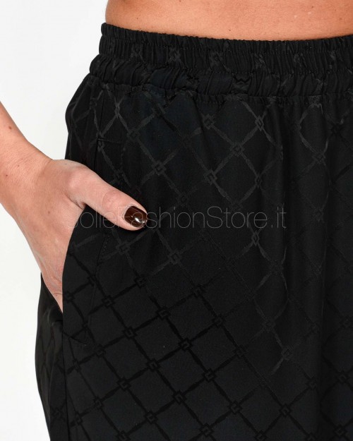 Elisabetta Franchi Pantalone Nero  PA09152E2 110