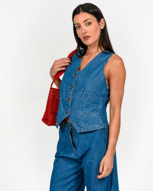 Squad Gilet Denim  GILET225035 VRU