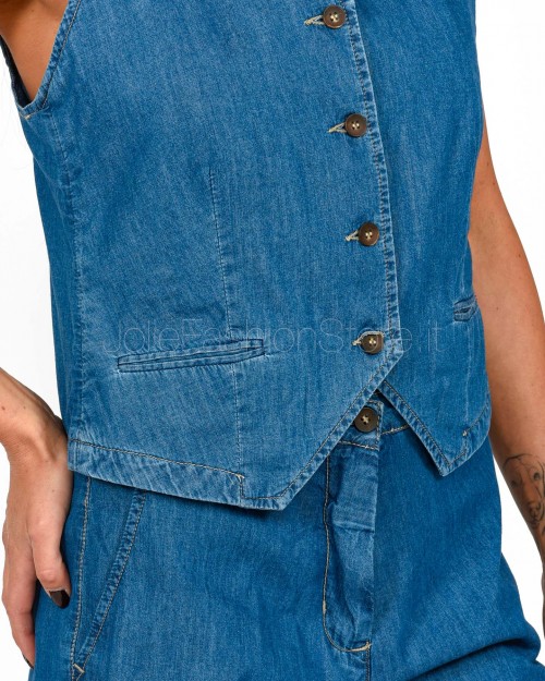 Squad Gilet Denim  GILET225035 VRU