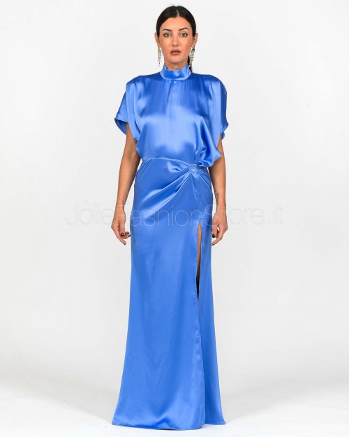 Actualee Blue Long Dress  14104 BLUE MAULE