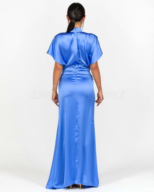 Actualee Blue Long Dress  14104 BLUE MAULE