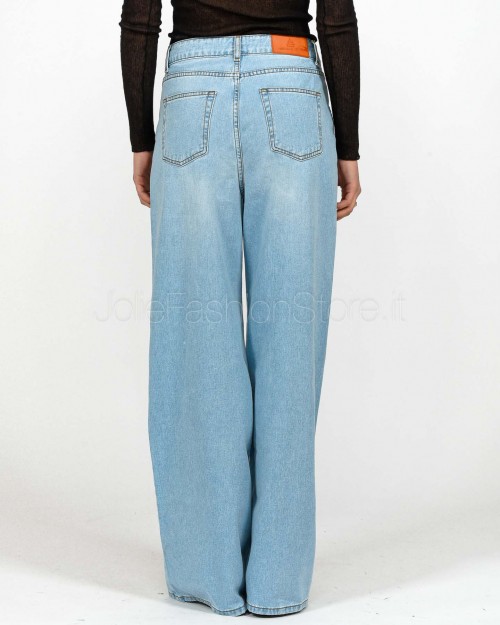 God Save Denim Zefiro-3 Slouchy Trousers with Tears  3813 B773 G318