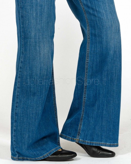 God Save Denim Jeans Zampa Palazzo Modello Dalia-1  3931 J106 G308