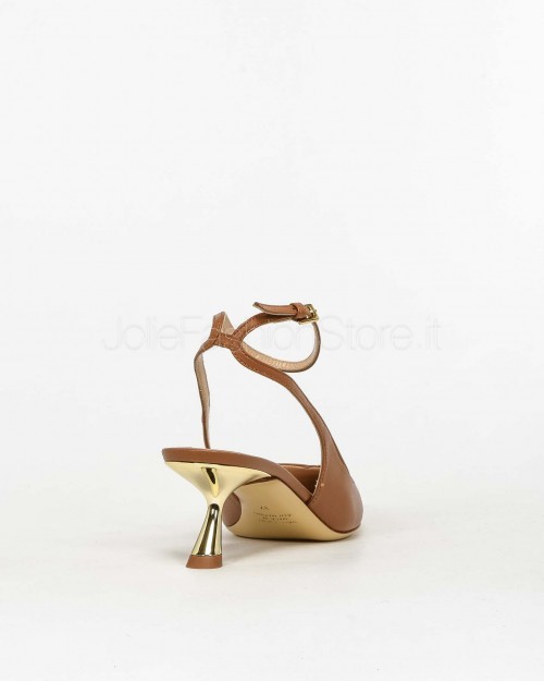 Ninalilou Decollete Slingback Cuoio  351273P5 CUOIO