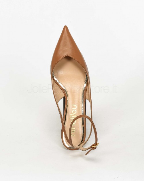 Ninalilou Decollete Slingback Cuoio  351273P5 CUOIO