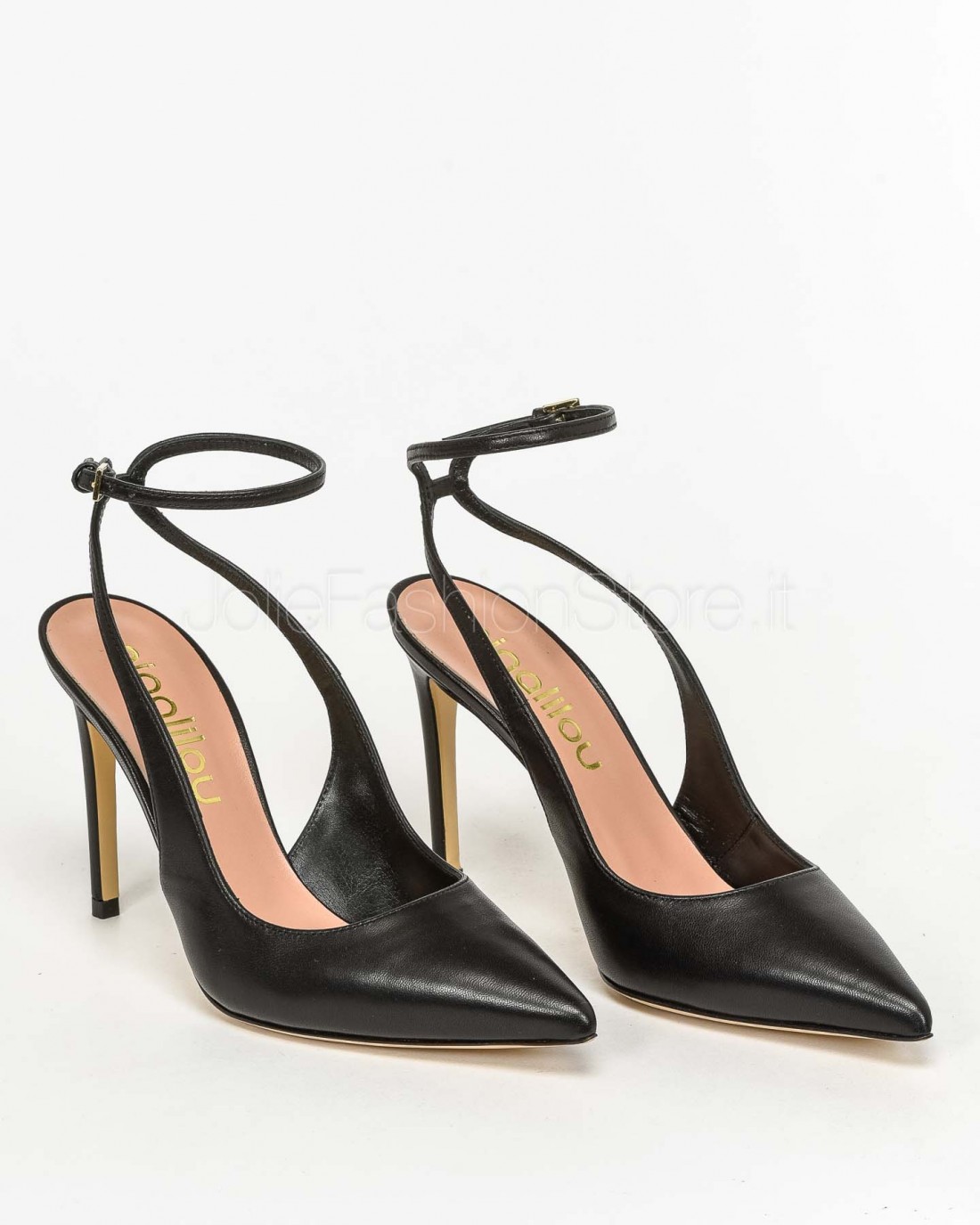 Ninalilou Black Slingback Decollete  311201L9 NAPPA NERA