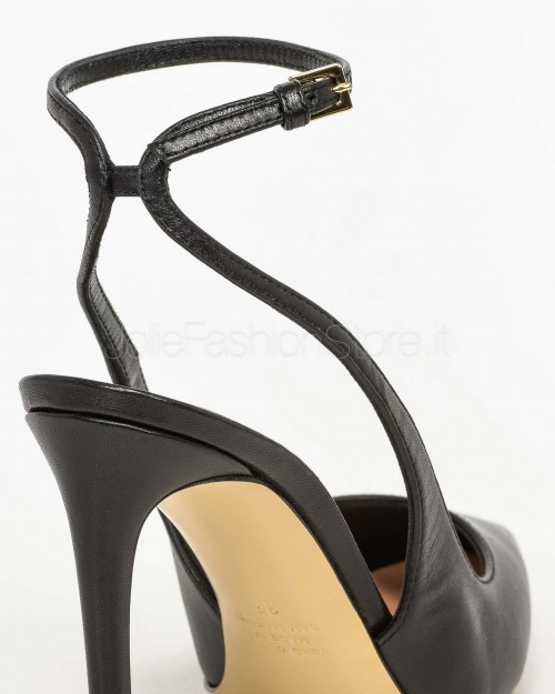 Ninalilou Decollete Slingback Nero  311201L9 NAPPA NERA