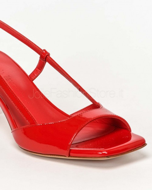 Sergio Levantesi Low Heel Sandal Patent Red  CATIA PAINT ROSSO