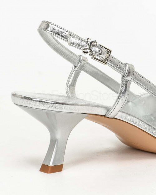 Sergio Levantesi Low Heel Sandal Silver  CATIA MINERVA ARGENTO