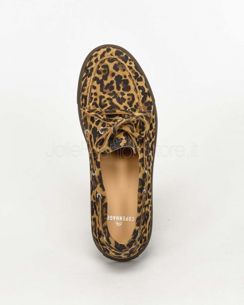 Copenhagen Mocassino in Pelle Leopardato  CHP160 SUE LEO