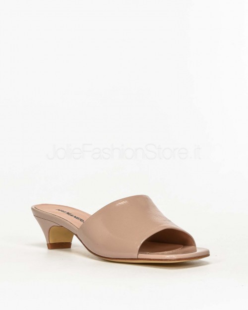 Halmanera Sabot with Natural Heel  SABA 01 GLAZE NATURALE