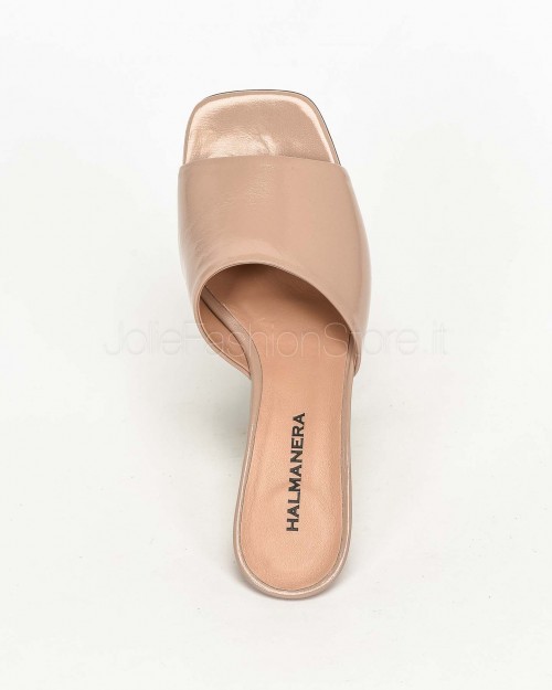 Halmanera Sabot with Natural Heel  SABA 01 GLAZE NATURALE