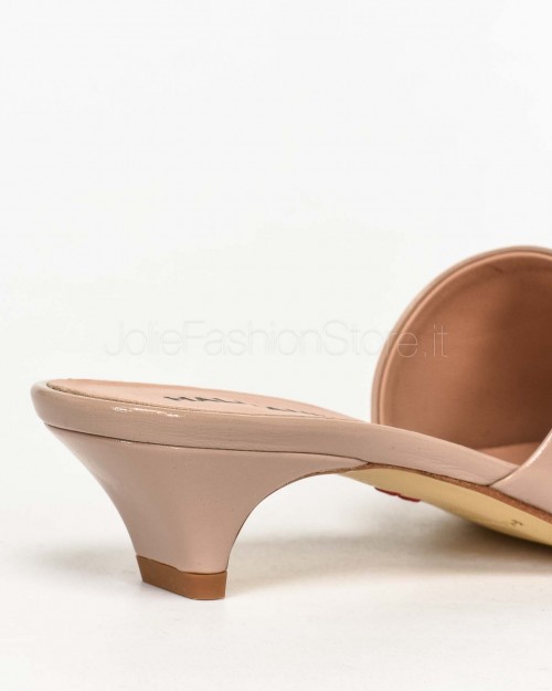 Halmanera Sabot with Natural Heel  SABA 01 GLAZE NATURALE