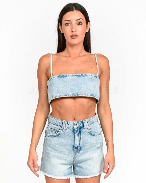 Icon Denim Top in Jeans  CADY ID8645