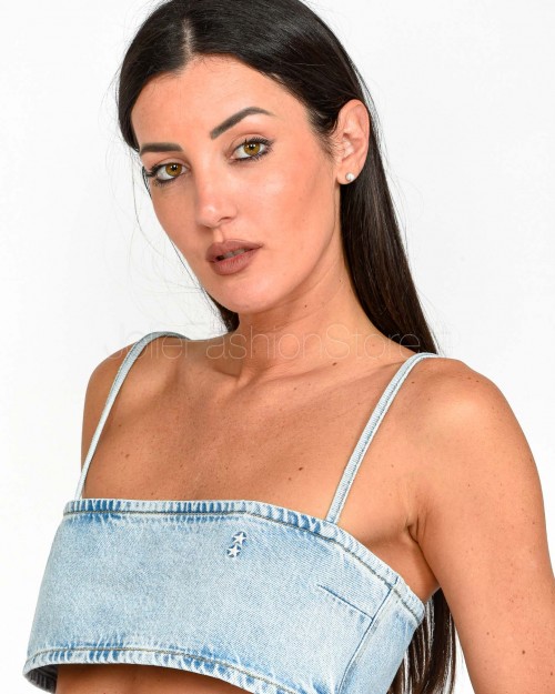 Icon Denim Top in Jeans  CADY ID8645