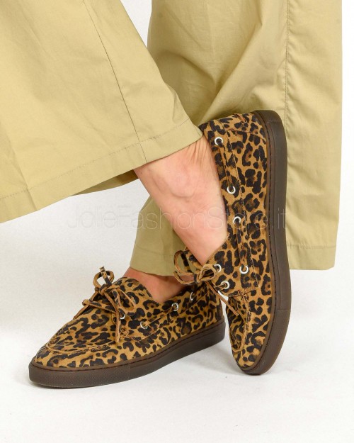 Copenhagen Mocassino in Pelle Leopardato  CHP160 SUE LEO