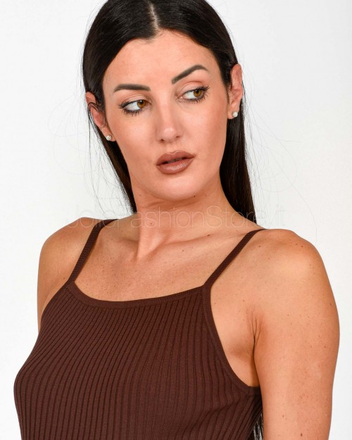 Grace & Mila Top Marrone  PABLO_12872 CHOCOLAT