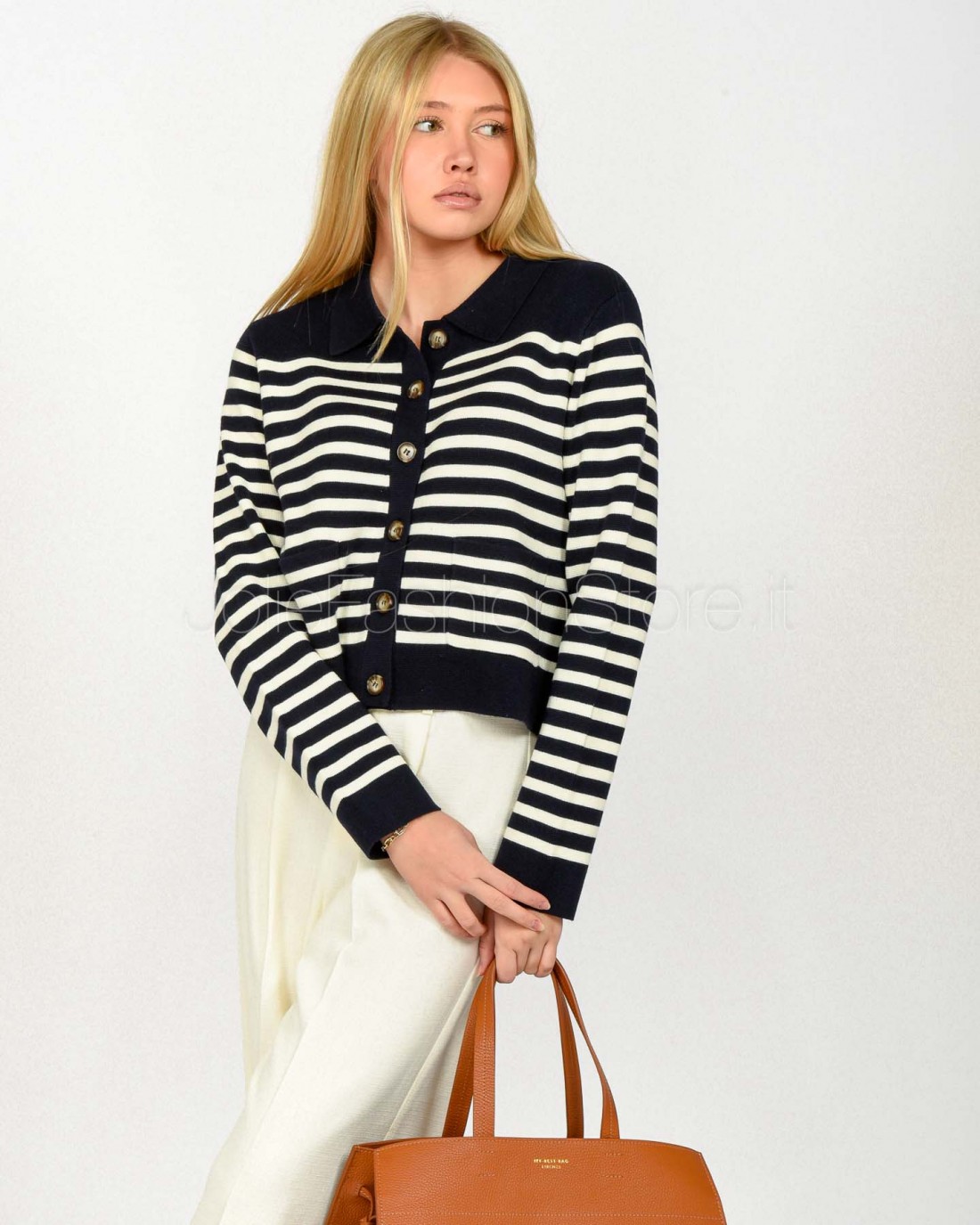 Grace & Mila Cardigan a Righe  PAM_12898 RAYURES MARINE