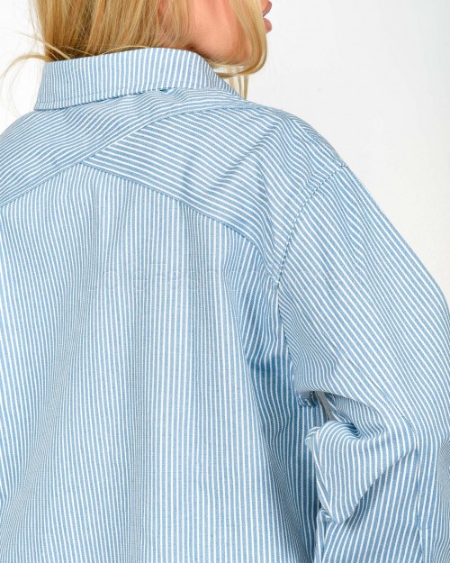 Grace & Mila Camicia a Righe Azzurro/Bianco  PEGGY_13019 BLEU