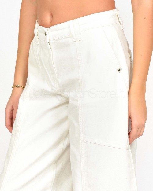 Patrizia Pepe PANTS/TROUSERS White  2P1694 D107 W146