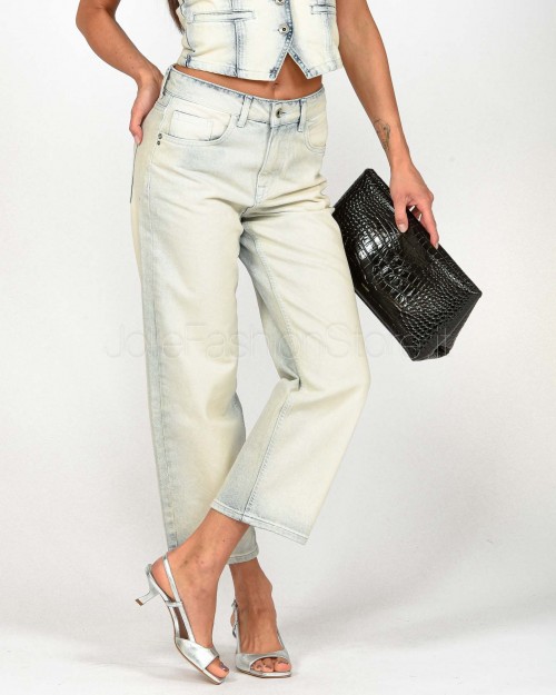 Patrizia Pepe PANTS/TROUSERS Bleached Blue  2P1671 D105 CA63