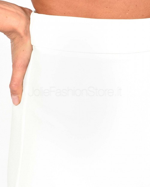 Patrizia Pepe Pantalone Dritto Bianco  2P1602 A411 W146