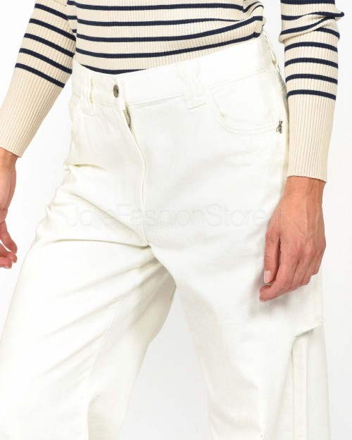 Patrizia Pepe PANTS/TROUSERS White  2P1690 D107 W146