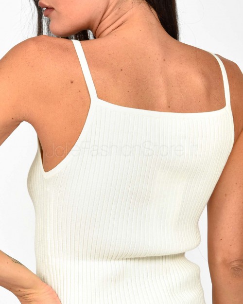 Grace & Mila Top Bianco  PABLO_12872 ECRU