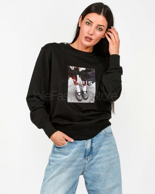 Elite Black Crewneck Sweatshirt  SMEE 845 ICON D BLK