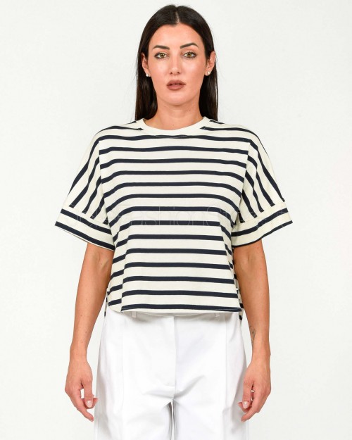 SOLO TRE TOP NAVY  M1D0085 DF NAVY