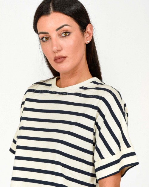 SOLO TRE TOP NAVY  M1D0085 DF NAVY