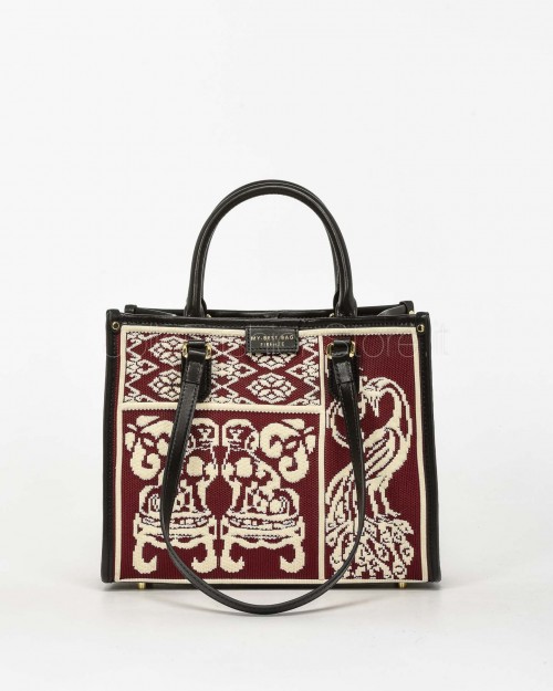 My Best Bag Borsa a Mano Atena Willow Rosso  MYB-259102-SS BLOOD